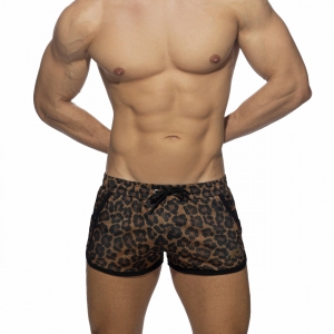 Short LEOPARD MESH Addicted