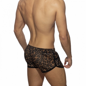Short LEOPARD MESH Addicted