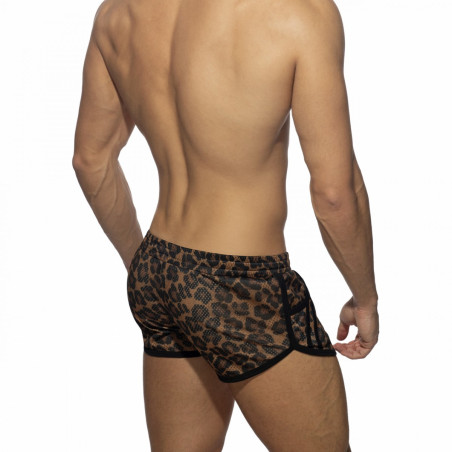 Short LEOPARD MESH Addicted