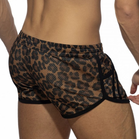 Short LEOPARD MESH Addicted