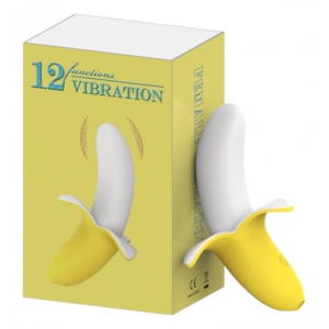 Gode vibrant HOLA BANANA 8 x 3cm