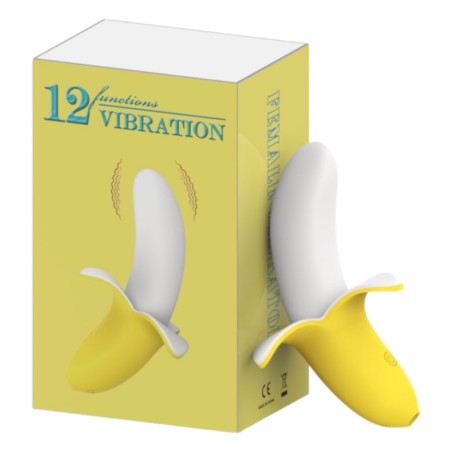 Gode vibrant HOLA BANANA 8 x 3cm