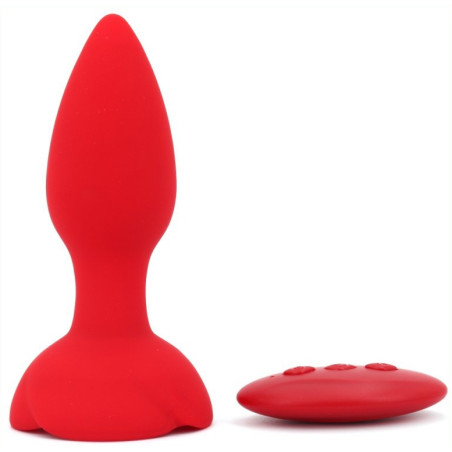 Plug Bijou Vibrant ROSE 10 x 4cm