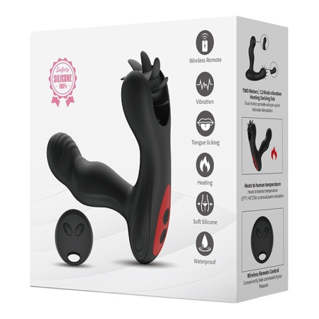 Double stimulateur CLIT ROLLING 10 x 3cm