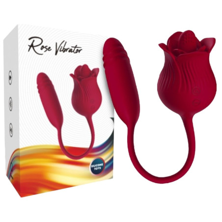 Stimulateur Anulingus et Vibro DWICH Rose