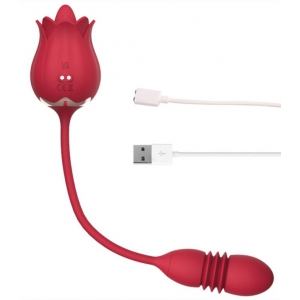 Stimulateur de clitoris et Point G ROSE EGG 9 x 3cm
