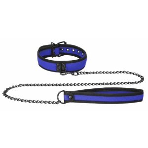 Collier Néoprène OUCH PUPPY Bleu