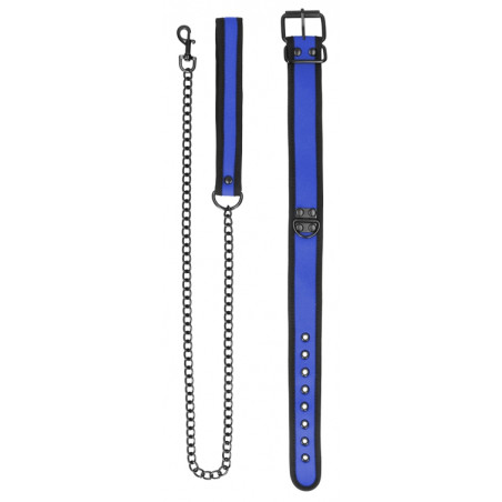 Collier Néoprène OUCH PUPPY Bleu
