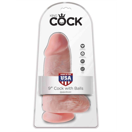 Gode XL Chubby de King Cock 18cm en couleur chair