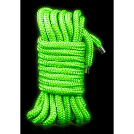 Corde de bondage phosphorescente GLOW ROPE 5M