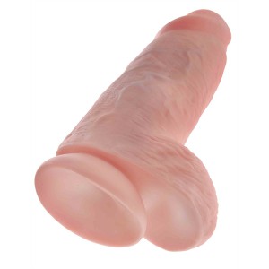 Gode XL Chubby de King Cock 18cm en couleur chair
