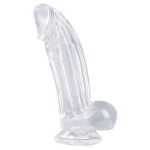 Gode transparent KOLK M 14 x 4.5cm