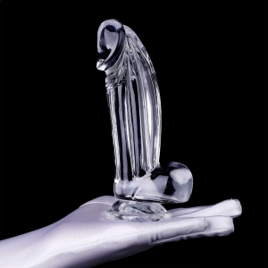 Gode transparent KOLK L 16 x 5.5cm