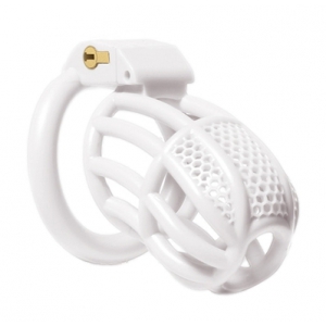 Cage de chasteté NETIA Blanche M 7.5 x 3.1cm