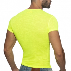 T-shirt THIN FLAME Jaune Fluo