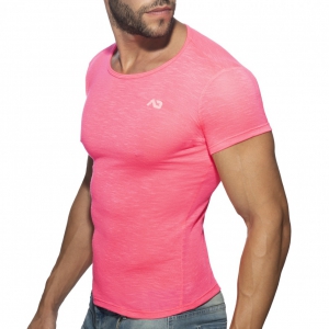 T-shirt THIN FLAME Rose fluo