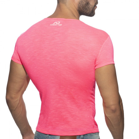 T-shirt THIN FLAME Rose fluo
