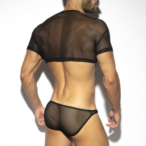 Crop Top PLUMETTI Noir