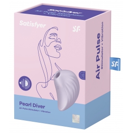 Stimulateur de clitoris PEARL DIVER Satisfyer Mauve 2