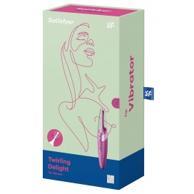 Stimulateur TWIRLING DELIGHT Satisfyer 17cm Violet 2