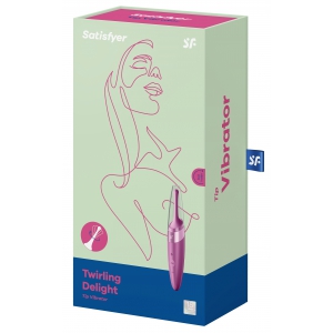 Stimulateur TWIRLING DELIGHT Satisfyer 17cm Violet