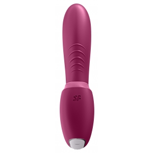 Stimulateur de clitoris connecté SUNRAY Satisfyer Framboise