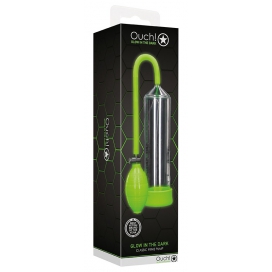 Pompe à pénis phosphorescente GLOW PUMP 20 x 5.5cm 2