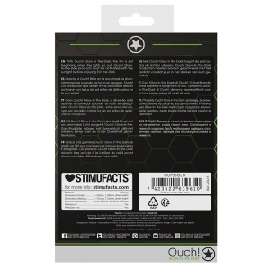 Lot de 2 Cockrings phosphorescents GLOW RING 33mm
