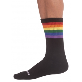 Chaussettes noires PRIDE GYM Rainbow 2