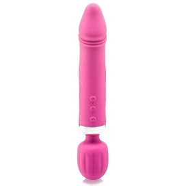 Vibro Wand DOUBLE FUN 17.5 x 4.5cm Rose 