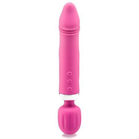 Vibro Wand DOUBLE FUN 17.5 x 4.5cm Rose 