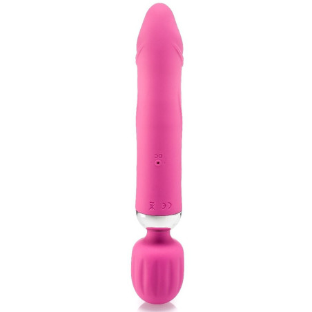 Vibro Wand DOUBLE FUN 17.5 x 4.5cm Rose 
