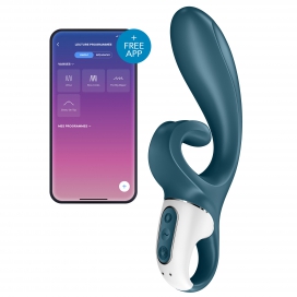 Vibro Rabbit connecté HUG ME Satisfyer 20cm