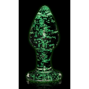 Plug en verre Phosphorescent BUTT GLOW S 6 x 2.7cm