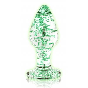 Plug en verre Phosphorescent BUTT GLOW S 6 x 2.7cm
