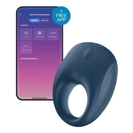 Cockring vibrant connecté STRONG ONE Satisfyer