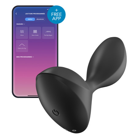 Plug vibrant connecté SWEET SEAL Satisfyer 7 x 3.2cm