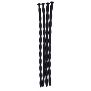 Lot de 4 Tiges d'urètre en silicone 30cm - Diamètre de 7 à 10mm