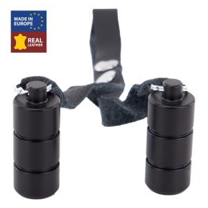Ballstretcher fin en cuir avec Poids 2 x 100g