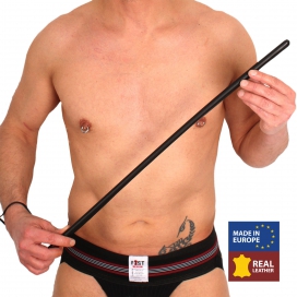 Canne flexible en cuir 64cm 2