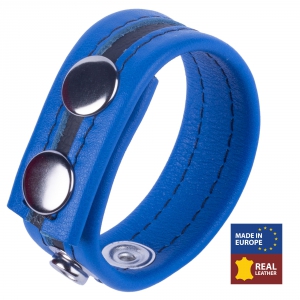 Cockring en cuir TIPPY Bleu