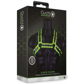 Harnais phosphorescent GLOW BUCKLE Noir 2