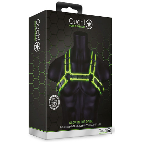 Harnais phosphorescent GLOW BUCKLE Noir