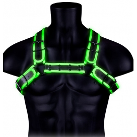 Harnais phosphorescent GLOW BUCKLE Noir