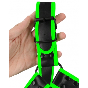 Harnais phosphorescent GLOW BUCKLE Noir