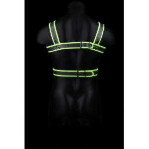 Harnais phosphorescent GLOW BODY Noir