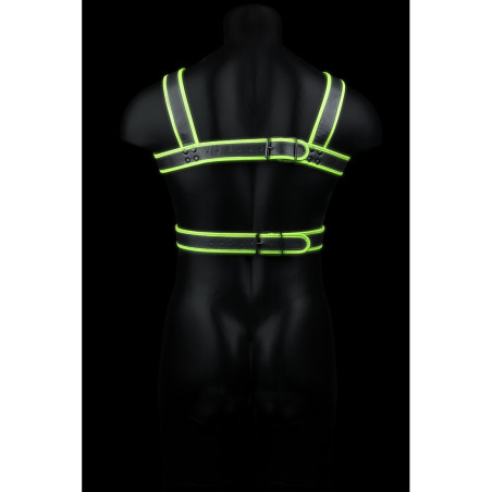 Harnais phosphorescent GLOW BODY Noir