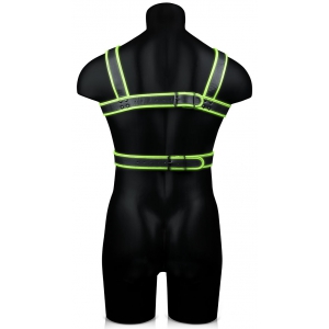 Harnais phosphorescent GLOW BODY Noir