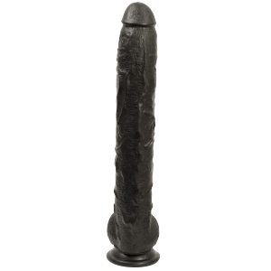Long gode XXL Dick Rambone 34 cm Noir