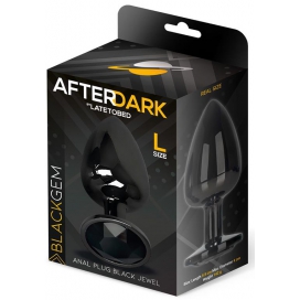 Plug Bijou AFTERDARK L 8 x 4cm Noir 2